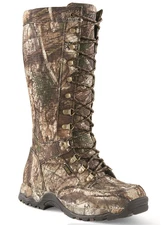 Mens Camo Nylon Rubber Snake Boots, Waterproof and Snake Proof Hunting Shoes