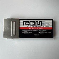 Casio ROM Pack World Songs. RO-551.