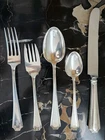 Fairfax Durgin-Gorham Sterling Silver Place Size Spoon monogram 5 Pc 159 g grams