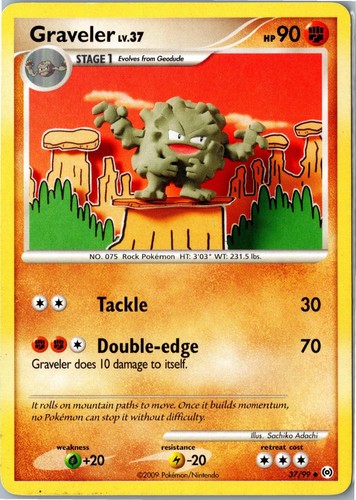 Graveler 37/99 Platinum: Arceus