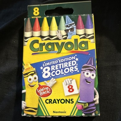 Crayola Crayons Limited Edition With 8 Retired Colors! DANDELION!