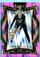 2025 Panini Select WNBA #53 Katie Lou Samuelson Pink Flash Prizms