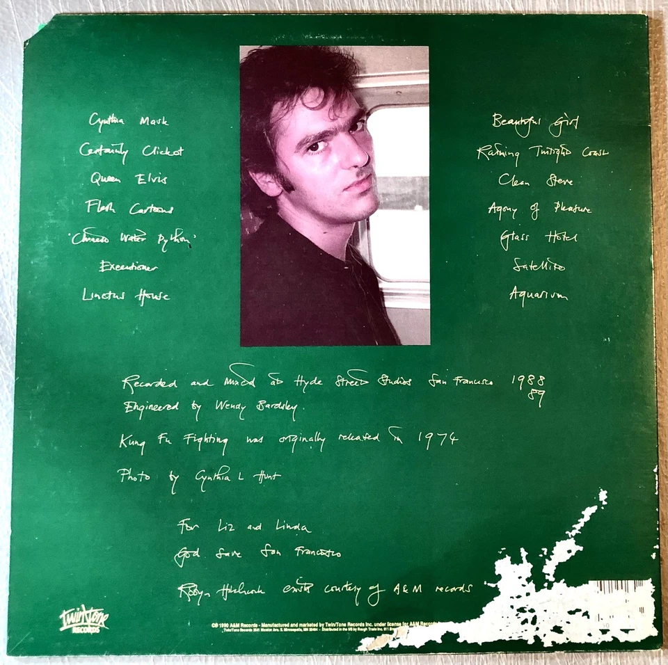 ROBYN HITCHCOCK : EYE : VINYL LP : TWIN/TONE TTR 89175-1 : EX : 1990 Foto 2 de 4