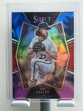 2022 Panini Select - Premier Level Zac Gallen #182 Cosmic Prizm SP