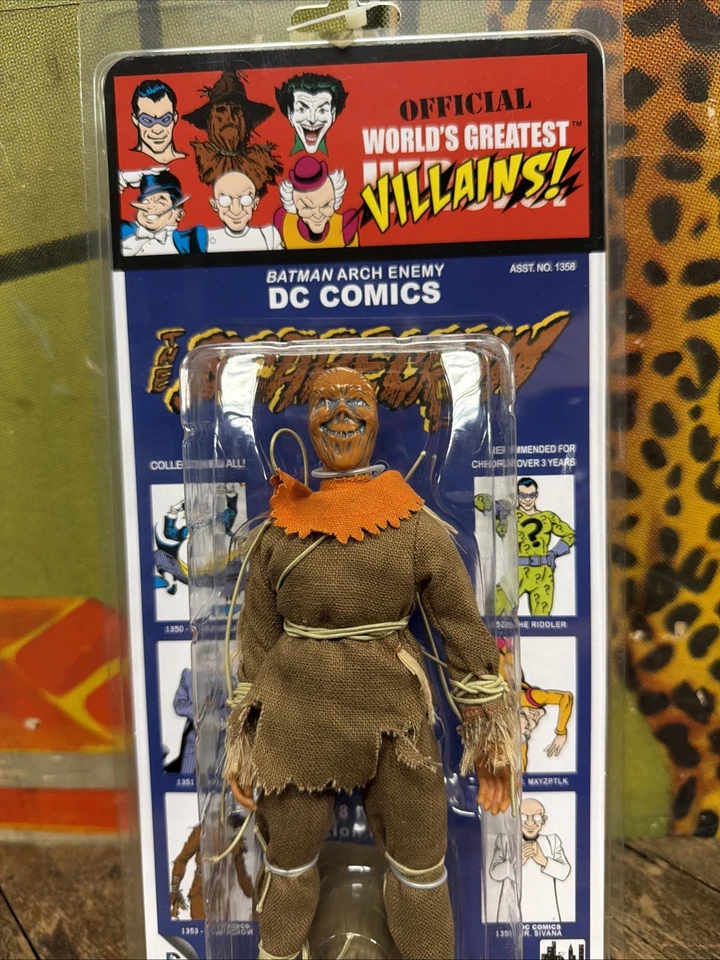 BATMAN VILLAINS THE SCARECROW FIGURE 1966 CLASSIC TV SERIES MOVIE DC COMICS RARE - Image 3 of 4