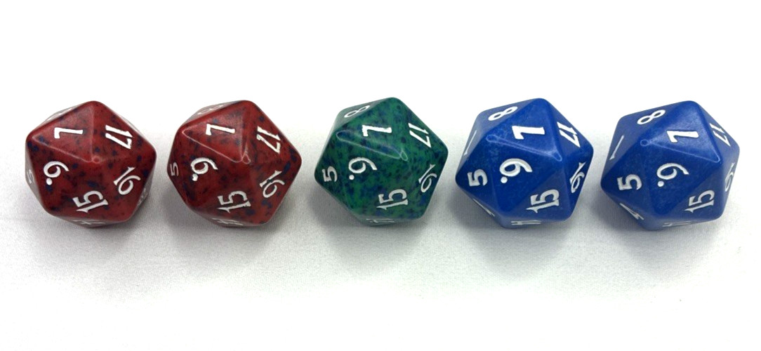 Magic The Gathering MTG Beatdown Box Set Black Lotus Spindown D20 Lot of 5 Dice view 8