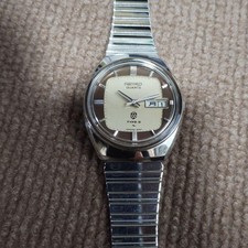 Seiko Type 2 Quartz Vintage Watch Stainless Steel 40mm Analog 1976 Model