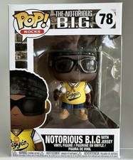 Funko Pop! Rock and Raps The Notorious B.I.G. Biggie Smalls Jersey #78 NEW 600-4