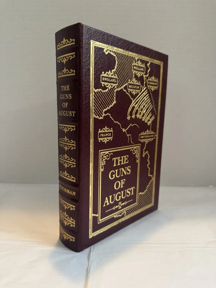 EASTON PRESS The Guns of August Tuchman Military History World War I WWI Leather Foto 2 de 4