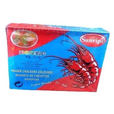 PRAWN CRACKERS Shrimp Chips Asian Snacks Treats For Frying 227g 8oz