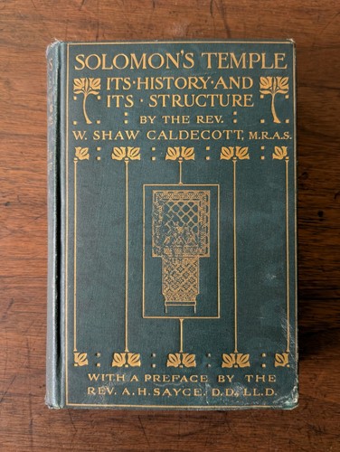 Cover of Rare ~ SOLOMON’S TEMPLE / HARDCOVER OCCULT FREEMASON VINTAGE BOOK