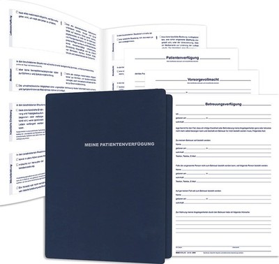 RNK Verlag Vordruck Mappe ''Meine Patientenverfügung'' 225 x 310 mm für 2 Personen