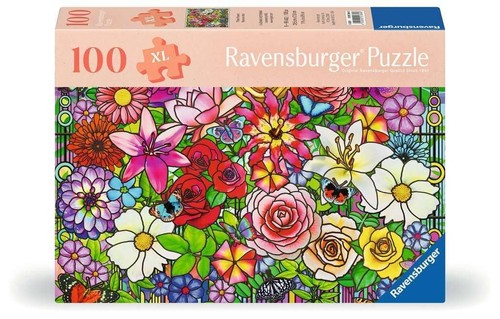 Ravensburger Colibrì E Farfalle, Puzzle 200 Pezzi Extra Grip Per Anziani: Grande, Spesso E Con Base Inclusa