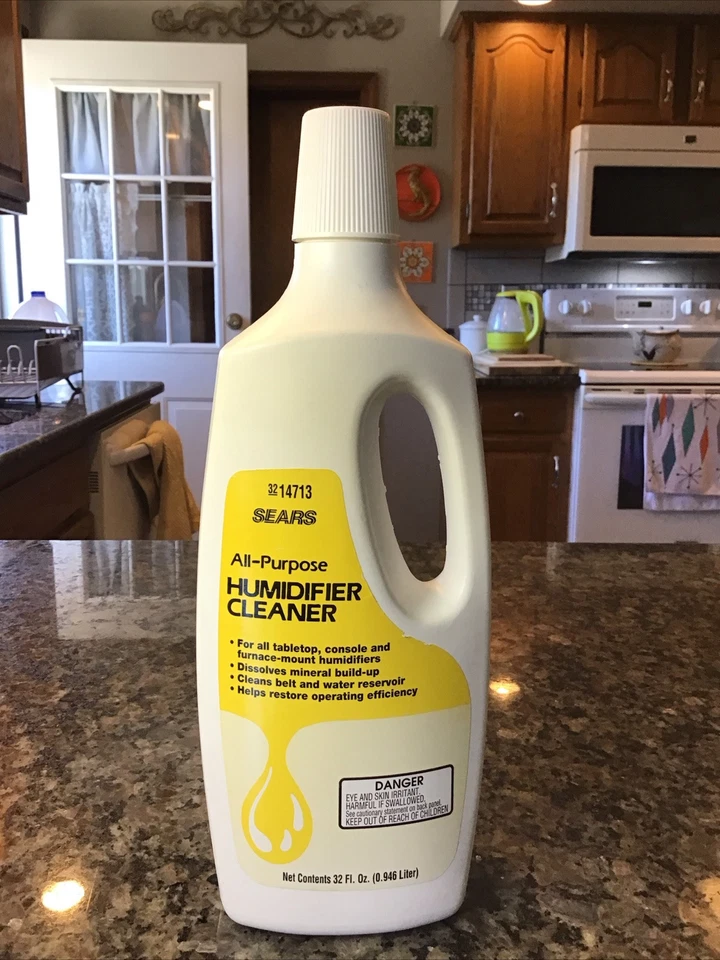 Vintage Sears Roebuck & Co. Humidifier Cleaner 32 Oz. 32-14713 NEW SEALED RARE - Image 2 of 4