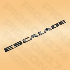 Gloss Black Rear Liftgate Nameplate Emblem Letter Badge For Escalade 2015-2022