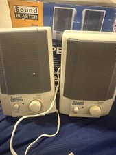 Vintage Creative Labs Sound Blaster Speakers SBS38 - Set with The Original Box