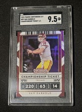Sam Darnold 1/1 Championship Ticket | SGC Contenders Draft Picks USC Seahawks 