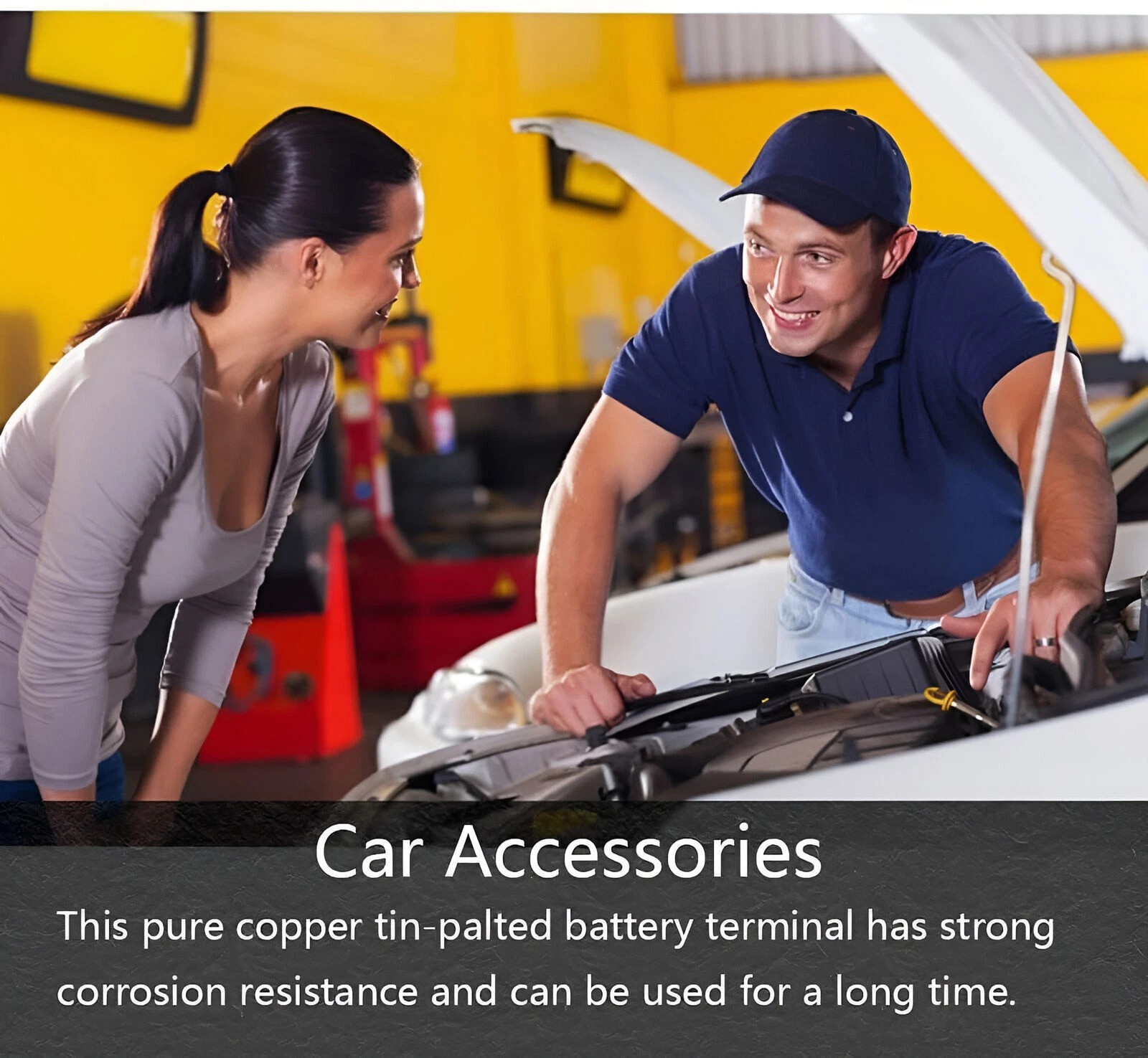 4pcs Car Battery Terminal Connector 4 Way Positive Negative Pole Quick Release