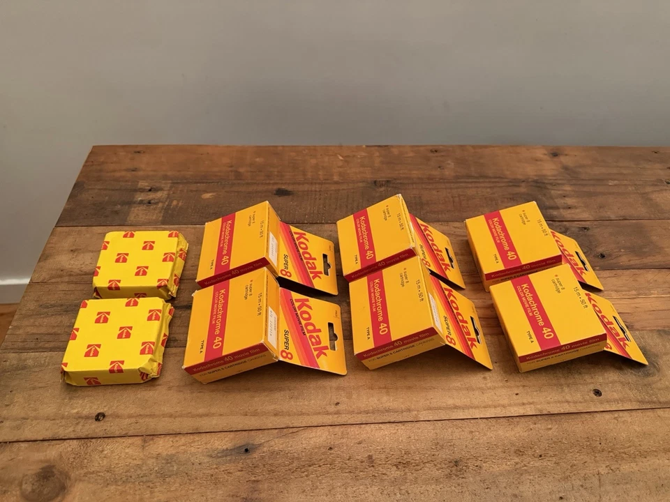 8 rollos de película Kodachrome 40 colores Super 8 nueva sellada Foto 3 de 4