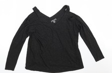 Womens UK Size 12 Primark Black Pullover Sweatshirt