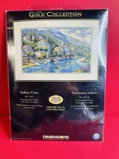 Rare 08 New Dimensions Gold Collection Italian Vista Cross Stitch Kit 35246