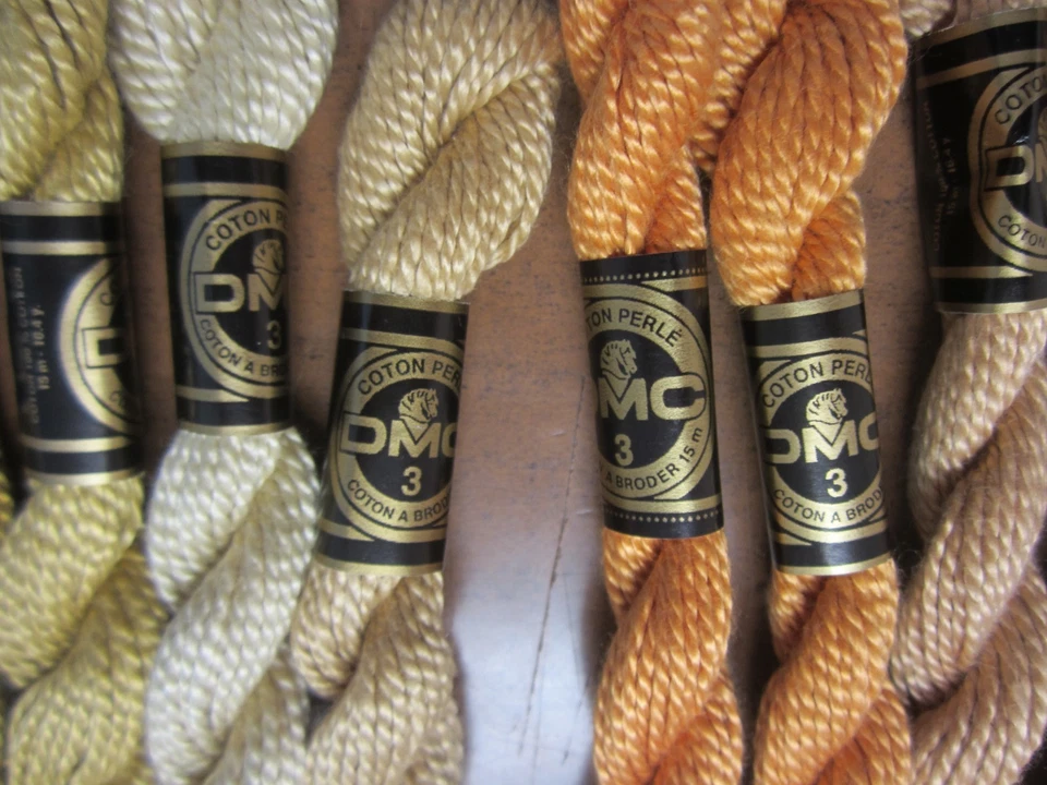 DMC Cotton Perle #3 "Neutrals"   Skeins  Embroidery Floss Thread 15.4 yards - Image 2 of 3