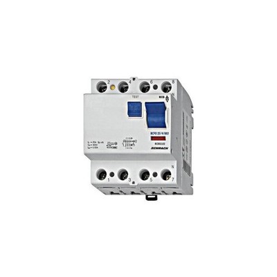 Fehlerstromschalter 25A/3+n/100mA/Typ AC/10kA Serie BC