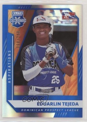 2021 Panini Elite Extra Edition Aspirations Blue 68/249 Eduarlin Tejeda #193 sh7