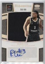 2024-25 Panini Crown Royale EuroLeague Silhouettes 58/99 Paris Lee Auto 3d3