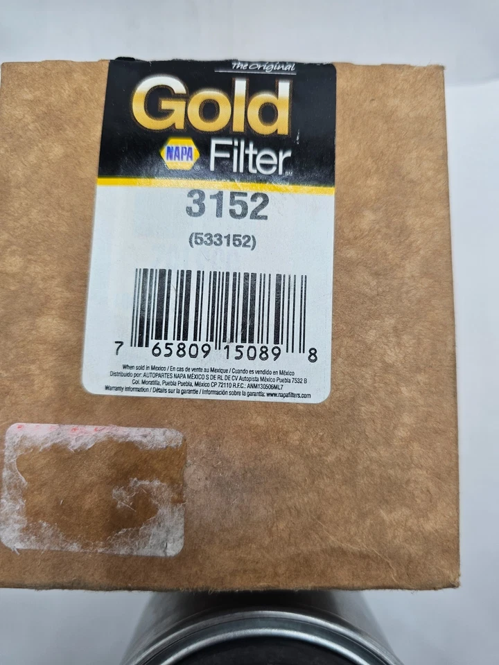 Filtro de combustible NAPA Gold 3152 533152 para Mercedes-Benz E300 350SD S350 Foto 2 de 4
