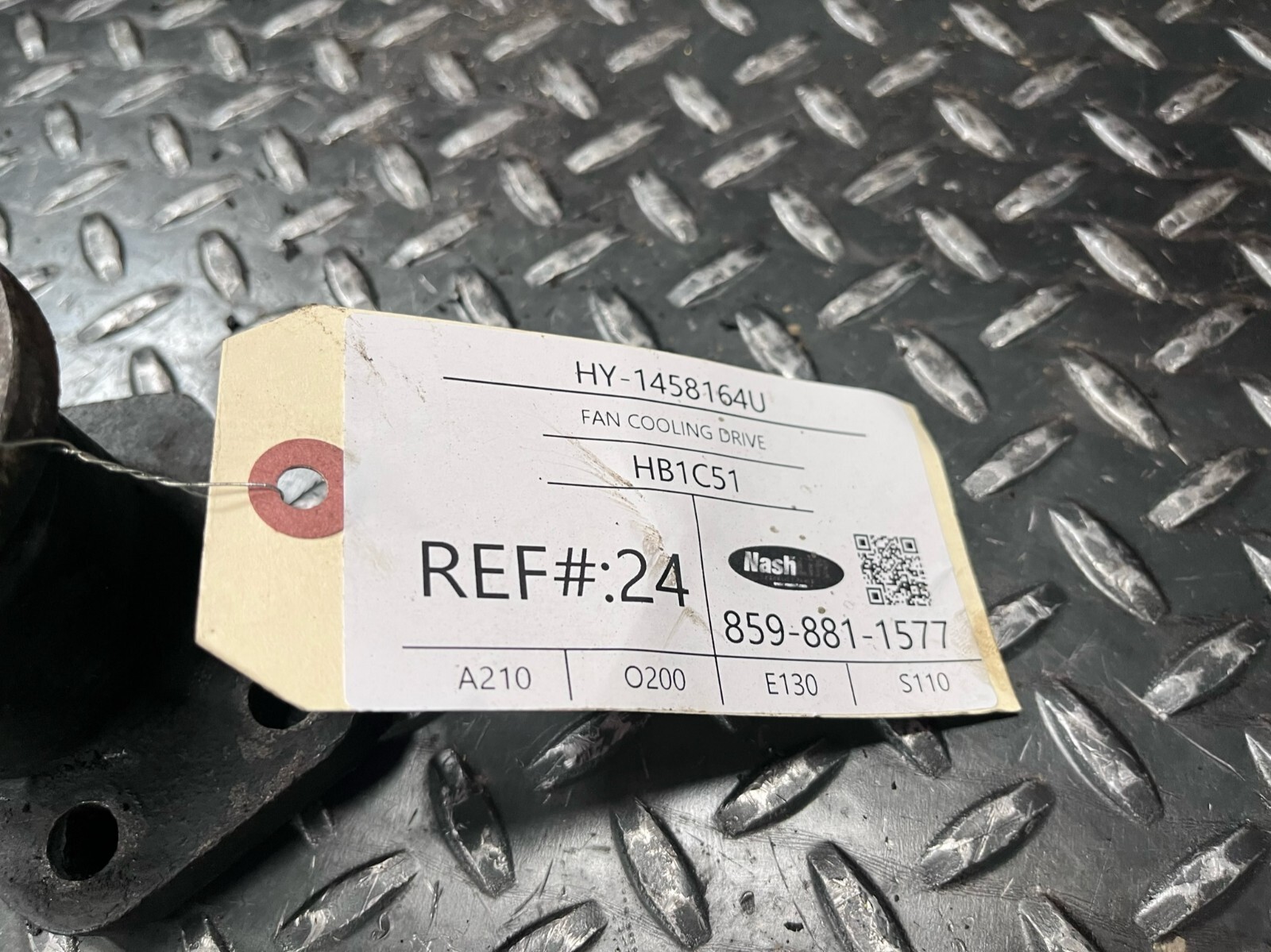 1458164 Cooling Fan Drive Hyster H65XM NashLift Ref: 24 HB1C51 | eBay
