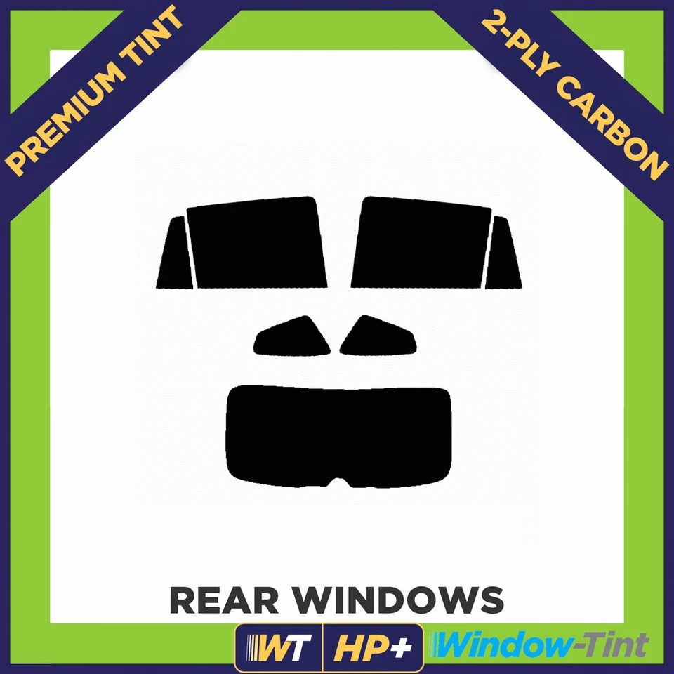 For Dodge Caliber 5-door 2007-10 Carbon Pre Cut Window Tint 5% Limo 2-ply HP+ - Image 2 of 4