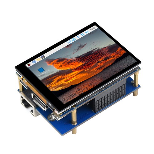 CM4 IO Board 2.8” Touch Screen ETH HUB for Raspberry Pi Compute Module 4 Lite - 第 1/6 張圖片