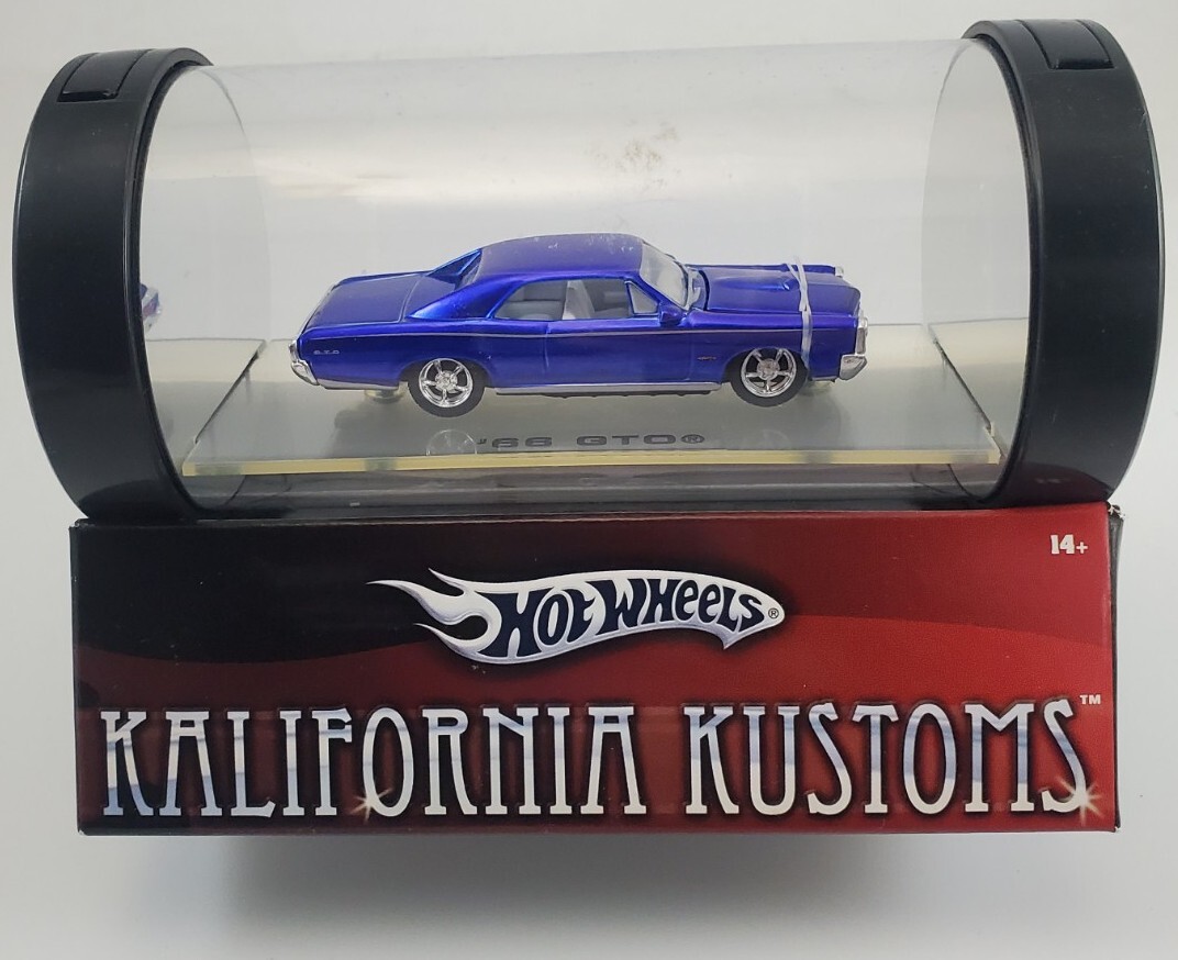 ホットウィール KALIFORNIA KUSTOMS 66 GTO 2005 HOT WHEELS KALIFORNIA KUSTOMS 66 PONTIAC GTO BLUE 1/64