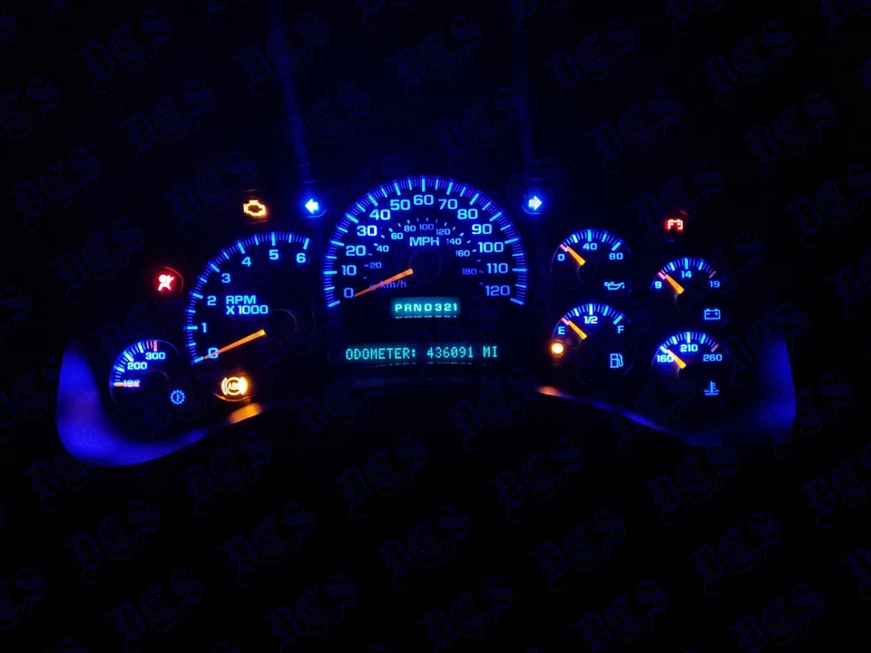 03-06 GM AZUL CAMIÓN ENTERO LED KIT ACTUALIZACIÓN SILVERADO SUBURBAN SIERRA ESCALADE GMC Foto 2 de 4