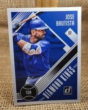 2018 Donruss Jose Bautista Diamond Kings Baseball Card #7 Blue Jays FREE S&H A7