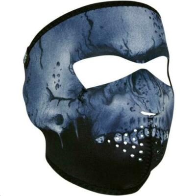 Zan Headgear Midnight Skull Full Face Neoprene Mask Motorcycle Snowboarding Ski