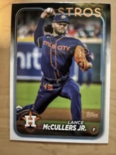 2024 Topps Series 2 Baseball Card #588 Lance McCullers Jr., Houston Astros