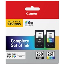 Genuine Canon PG-260 CL-261 Black /Color Ink Cartridge for PIXMA TS5320 Original
