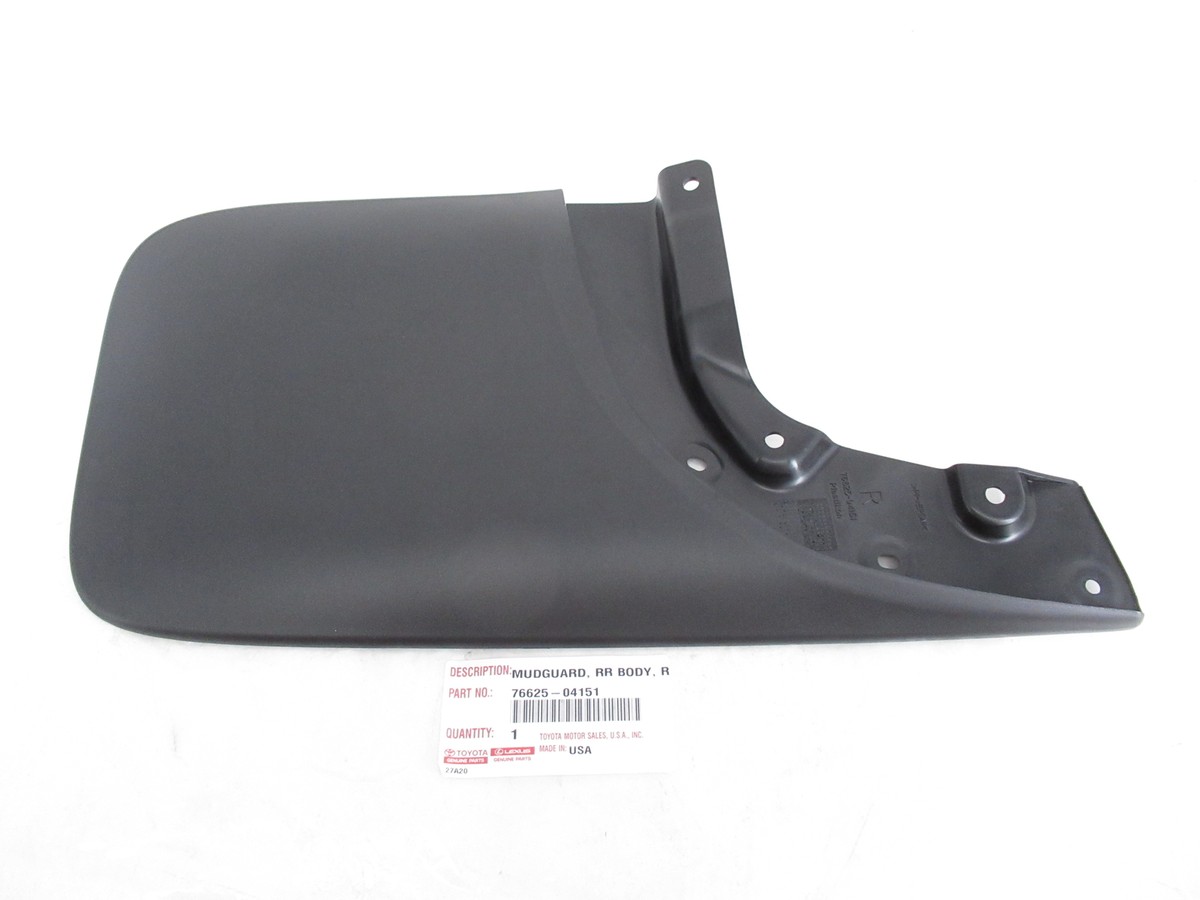 Genuine OEM Toyota 76625-04151 Passenger Rear Mud Flap Splash