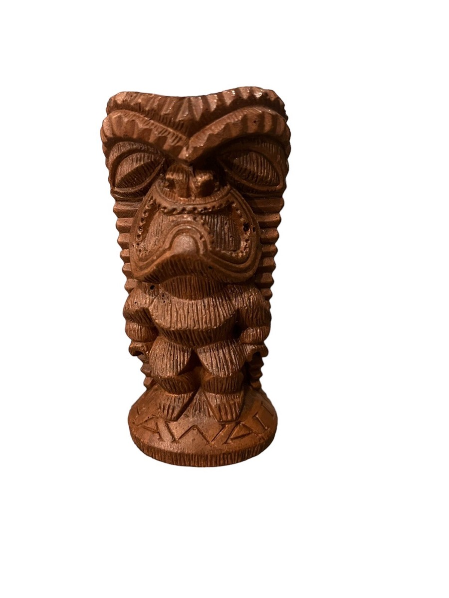 Vintage Coco Joes Made in Hawaii Hapa Wood Lucky Tiki