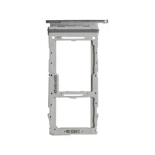 SIM microSD Card Tray Dual for Samsung Galaxy A90 5G Silver Repair Part Fix