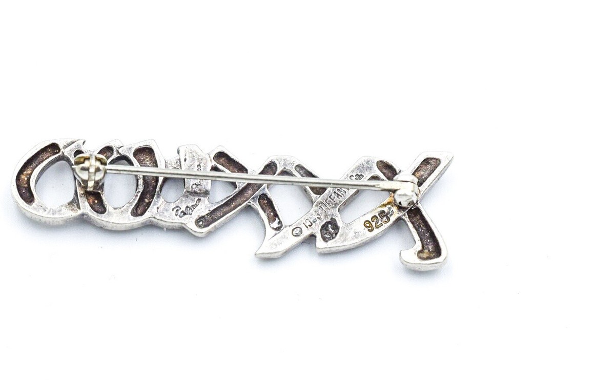Tiffany & Co. Paloma Picasso Sterling XO Love & Kisses Pin Brooch