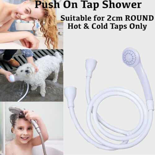 Shower Head And Hose With Shower Attachment For Taps Bath Portable Dog Camping - Picture 1 of 53