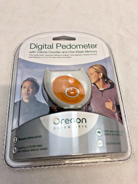 Oregon Scientific PE823 Digital Pedometer With Calorie Counter for sale ...