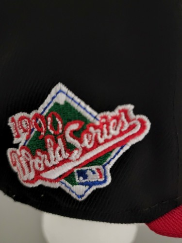 Cincinnati Reds New Era MLB 1990 World Series Patch Size 6 7/8 Fitted Hat - Picture 4 of 7