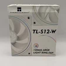 Thermalright TL-S12W 120mm White ARGB Case Cooler Lighting Ring Fan