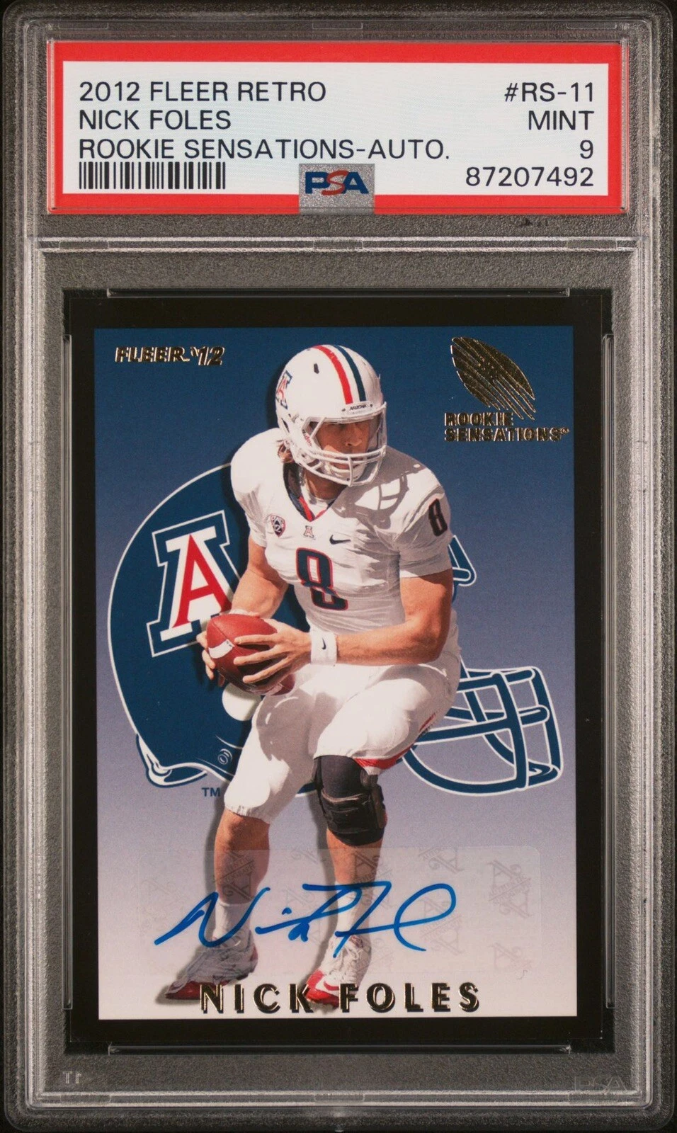 Nick Foles Fleer Retro Rookie Sensations #RS11 Autograph