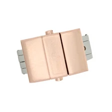 Rose Gold Stainless Deployment Clasp Buckle With Push Button For Ulysse Nardin