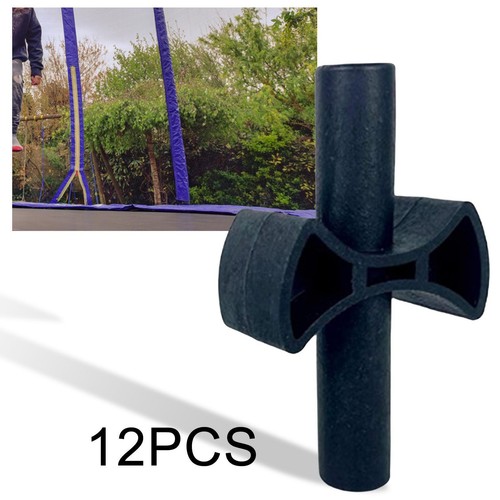 Lot De 12 Entretoises En Croix Pour Trampoline - ABS, 6,6 Cm, Pour Renforcer La Stabilité Et La Sécurité